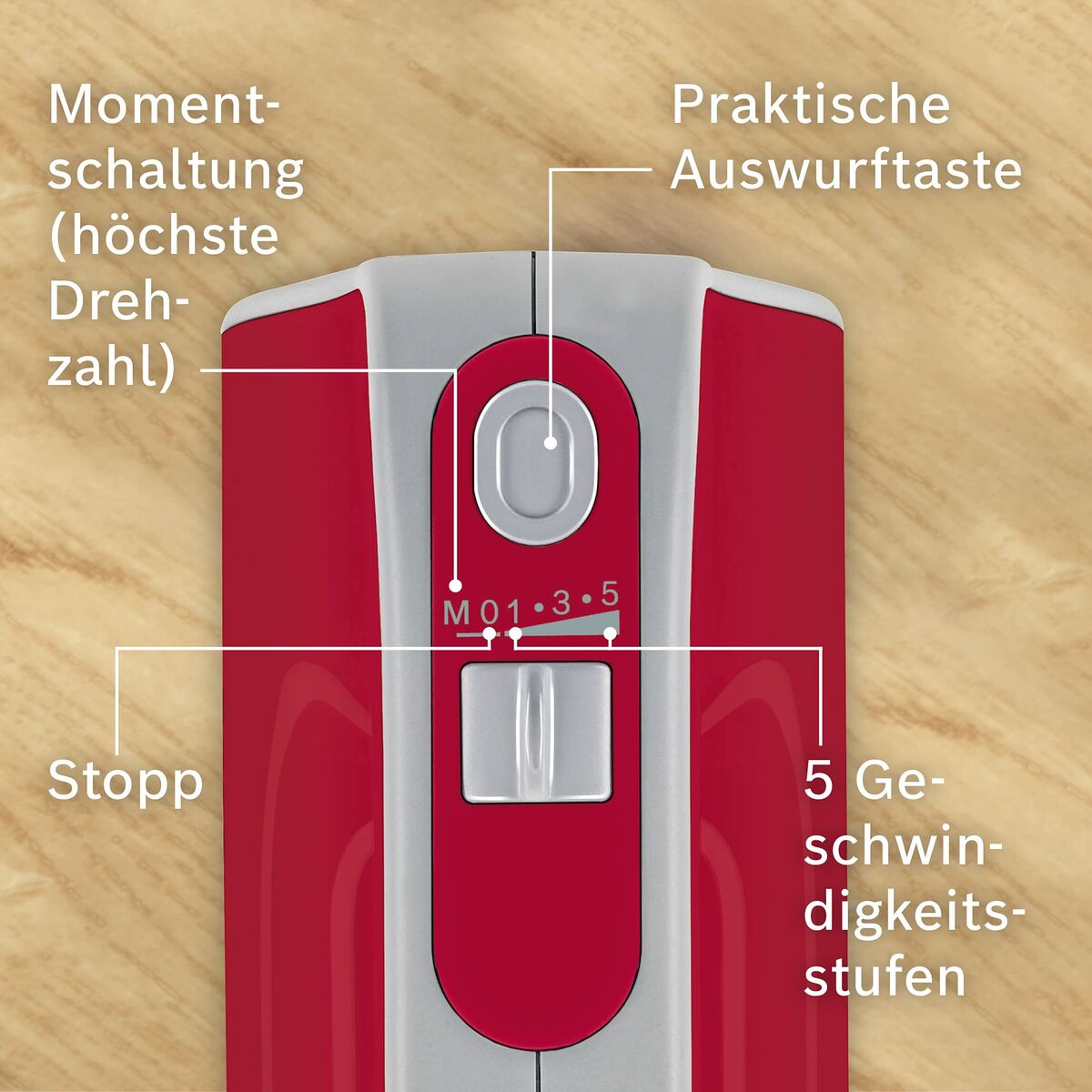 Mixer BOSCH MFQ40303 Rot 500 W
